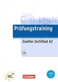 Prufungstraining A2 Goethe-Zertifikat Ubungsbuch mit Losungen + Audio купить