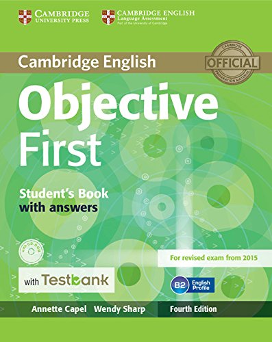 Objective First 4th Edition (for revised exam 2015) Student's Book with Answers with CD-ROM with Testbank купить