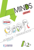 4Minds A2+ Workbook and Grammar Student's Book with DigiBooks App купить