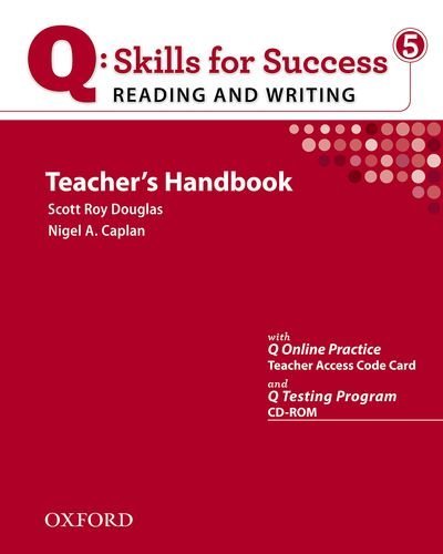 Q: Skills for Success Reading and Writing 5 Teacher's Book with Testing Program CD-ROM купить