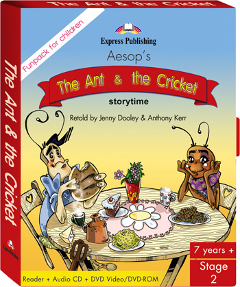 Storytime Stage 2 - The Ant & the Cricket FunPack (Pupil's Book, Audio CD, DVD Video/DVD-ROM PAL) купить