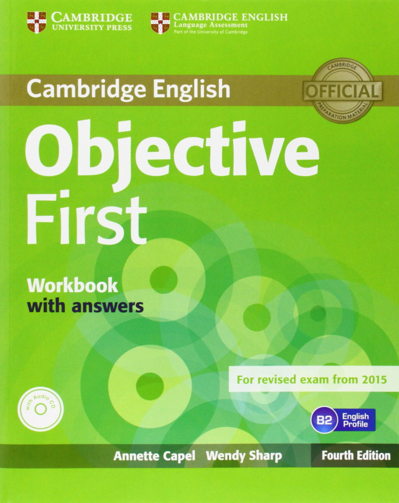 Objective First 4th Edition (for revised exam 2015) Workbook with Answers with Audio CD купить