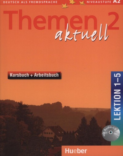 Themen aktuell 2 Kursbuch + Arbeitsbuch Lektion 1-5 + Audio CD купить