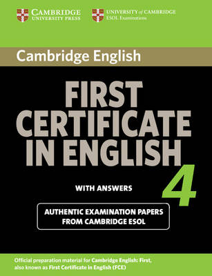 Cambridge First Certificate in English 4 for updated exam Student's Book with answers купить