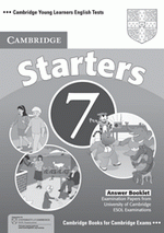 Cambridge Young Learners English Tests Starters 7 Answer Booklet купить