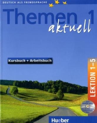 Themen aktuell 1 Kursbuch + Arbeitsbuch Lektion 1-5 + Audio CD купить