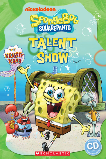 Scholastic Readers Popcorn Series: Level 1 (200 Headwords) Spongebob Squarepants Talent Show + Audio CD купить