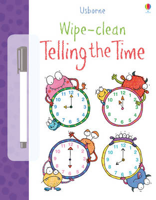 Wipe Clean Telling the Time купить