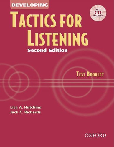 Tactics for Listening Second Edition Developing Test Booklet with Audio CD купить