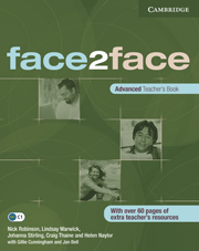 face2face Advanced Teacher's Book купить