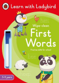 First Words: A Learn with Ladybird Wipe-Clean Activity Book (3-5 years) купить