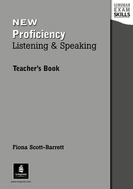 Longman Exam Skills - New Proficiency Listening and Speaking Teacher's Book купить