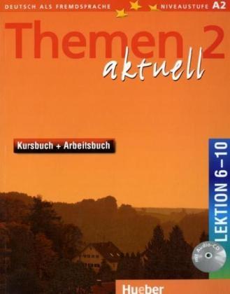 Themen aktuell 2 Kursbuch + Arbeitsbuch Lektion 6-10 + Audio CD купить