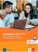 Kompass DaF C1.1, Kurs-/Übungsbuch mit Audios und Videos купить