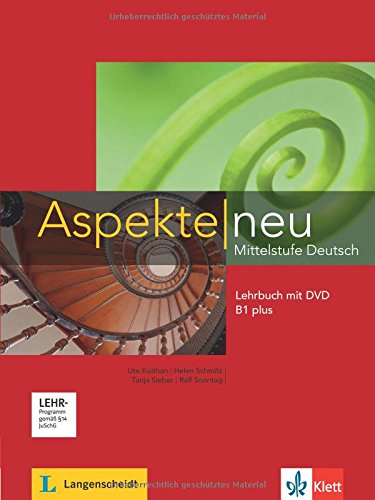 Aspekte neu B1 plus Lehrbuch mit DVD купить