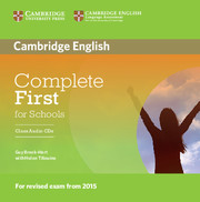 Complete First for Schools (for revised exam 2015) Class Audio CDs (2) (Лицензия) купить