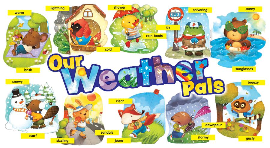 Weather Pals Bulletin Board (90 pieces) купить