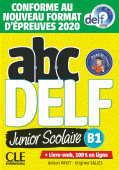 ABC DELF Junior scolaire B1 Livre + DVD + Livre-web Conforme au nouveau format d'épreuves купить