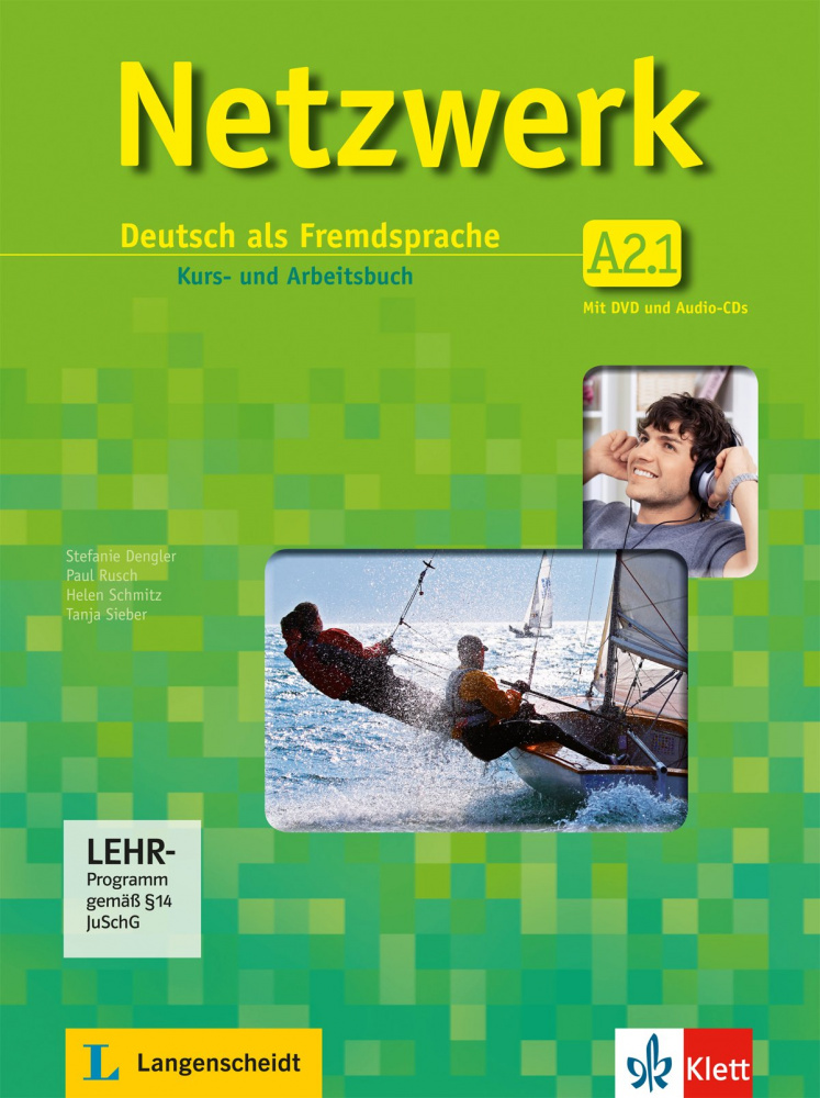 Netzwerk A2.1 Kurs- und Arbeitsbuch mit DVD und 2 Audio-CDs купить