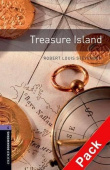 Oxford Bookworms Library Stage 4 (Upper-Intermediate) Treasure Island and Audio CD Pack купить