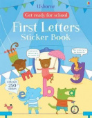 Get Ready for School First Letters Sticker Book купить