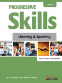 Progressive Skills 3 Listening and Speaking Course Book and Workbook + audio DVD and DVD купить