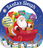Carry-Along Tab Book: Santa's Sleigh (board book) купить
