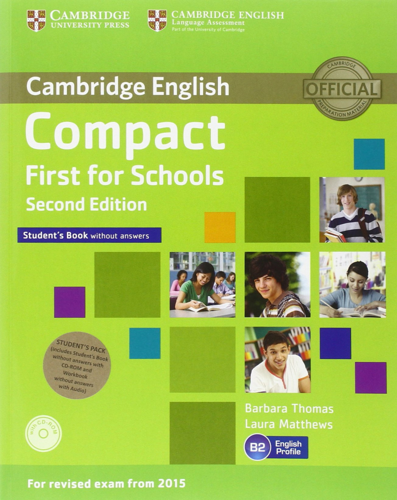 Compact First for Schools Second Edition (for revised exam 2015) Student's Pack (Student's Book with купить