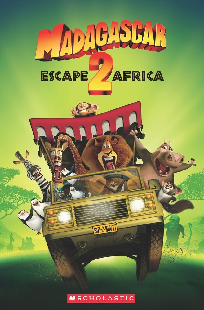 Scholastic Readers Popcorn Series: Level 2 (250 Headwords) Madagascar: Escape 2 Africa + Audio CD купить