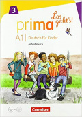 Prima - Los geht's! - 3 Arbeitsbuch mit Audio-CD und Stickerbogen купить