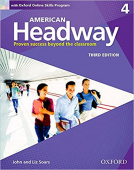 American Headway Third Edition 4: Student Book with Online Skills купить