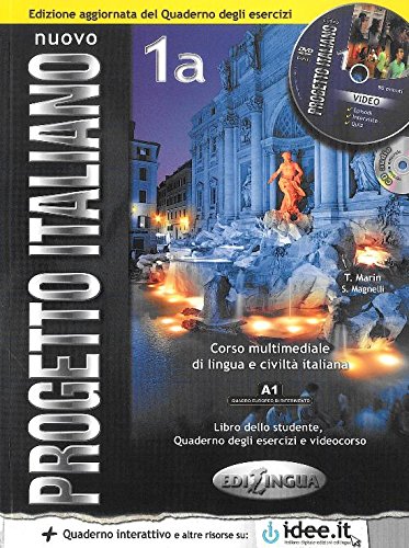 Nuovo Progetto italiano 1a - (Libro dello studente + Quaderno + esercizi interattivi) + DVD + CD купить