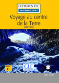 Lecture CLE en français facile 2eme edition Niveau 1/A1: Voyage au centre de la Terre - Livre купить