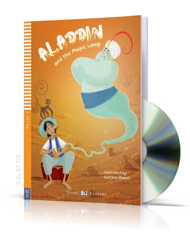 Young Eli Readers Stage 1: Aladdin and the Magic Lamp with CD (100 headwords) купить