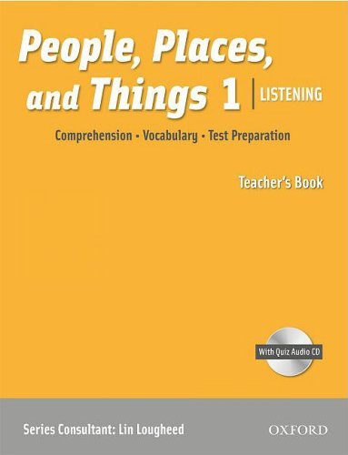 People, Places, and Things Listening 1 Teacher's Book with Audio CD купить