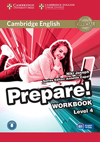 Cambridge English Prepare! Level 4 Workbook with Audio-online купить