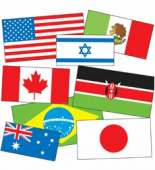 Accent Punch-Outs International Flags (72 pieces) купить