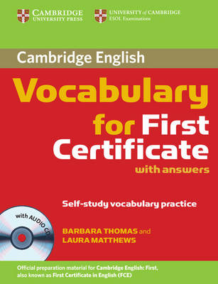 Cambridge Vocabulary for First Certificate Book with answers and Audio CD купить