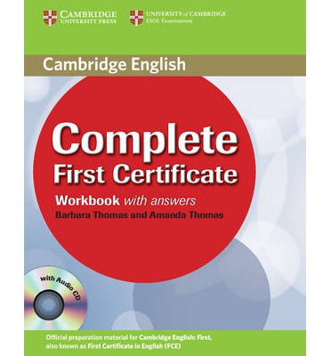 Complete First Certificate  Workbook with answers with Audio CD купить