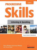 Progressive Skills 1 Listening and Speaking Combined Course Book and Workbook with DVDs купить