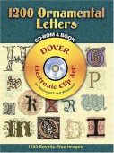 1200 Ornamental Letters + CD-ROM купить