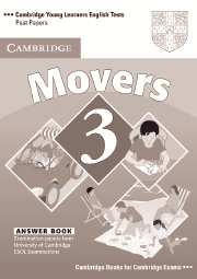 Cambridge Young Learners English Tests (Second Edition) Movers 3 Answer Booklet купить
