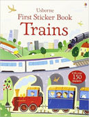 First Sticker Book Trains купить