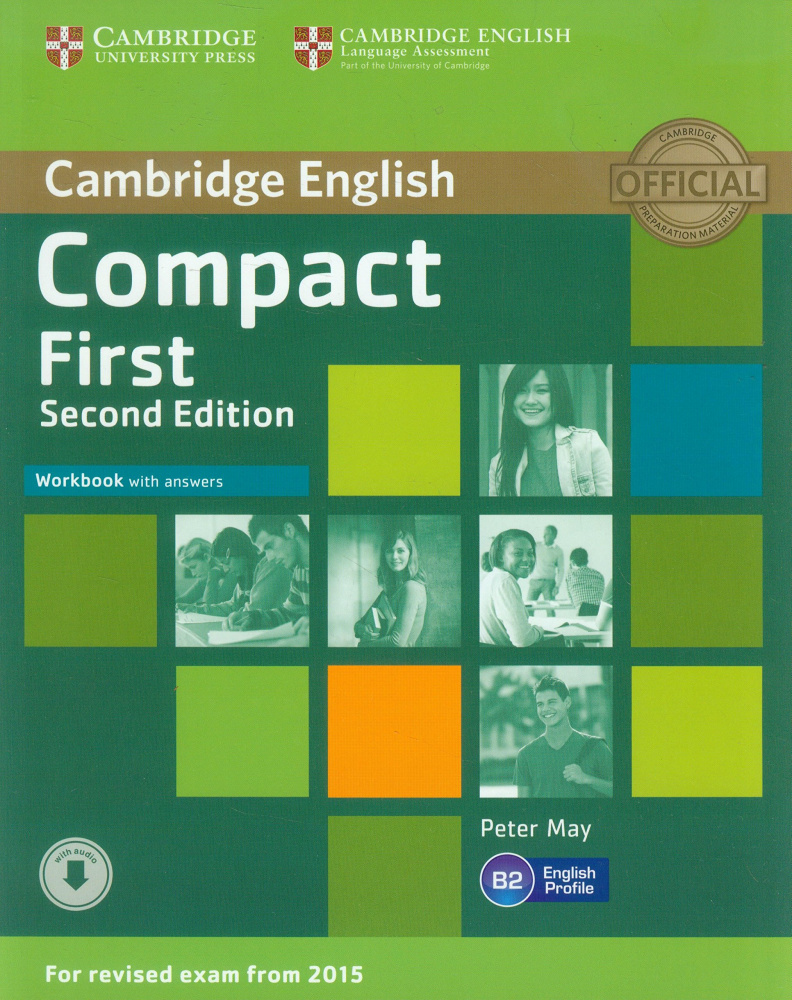 Compact First Second Edition (for revised exam 2015) Workbook with Answers with Audio купить