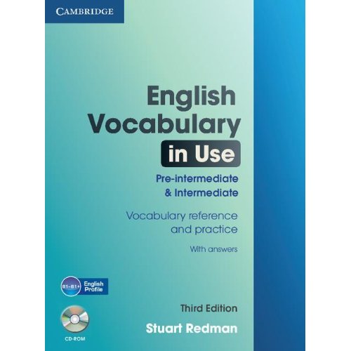 English Vocabulary in Use: Pre-intermediate and Intermediate (Third Edition) Book with answers and C купить