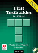 First Testbuilder 3rd Edition Student's Book with Key Pack купить