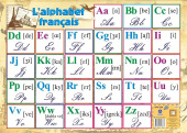 Учебный плакат "Французский алфавит": Формат А2 купить