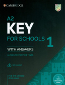 A2 Key for Schools 1 for the Revised 2020 Exam Student's Book with Answers with Audio купить