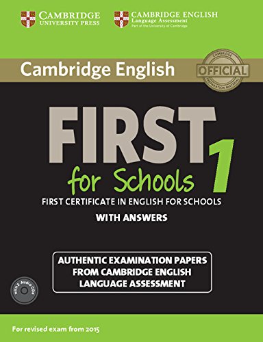 Cambridge English First 1 for Schools (for revised exam 2015) Student's Book Pack (Student's Book wi купить