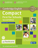 Compact First for Schools 2nd Edition Student's Book without Answers with CD-ROM with Testbank купить